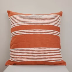 Kiliim Orange Meadow Floor Cushion Cover Home Goods