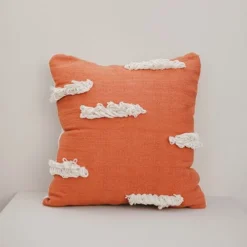 Kiliim Orange Stratus Throw Pillow Cover Home Goods