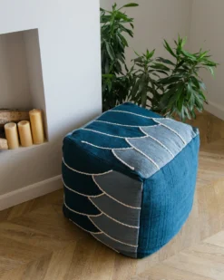 Kiliim Home Goods Palm Pouf