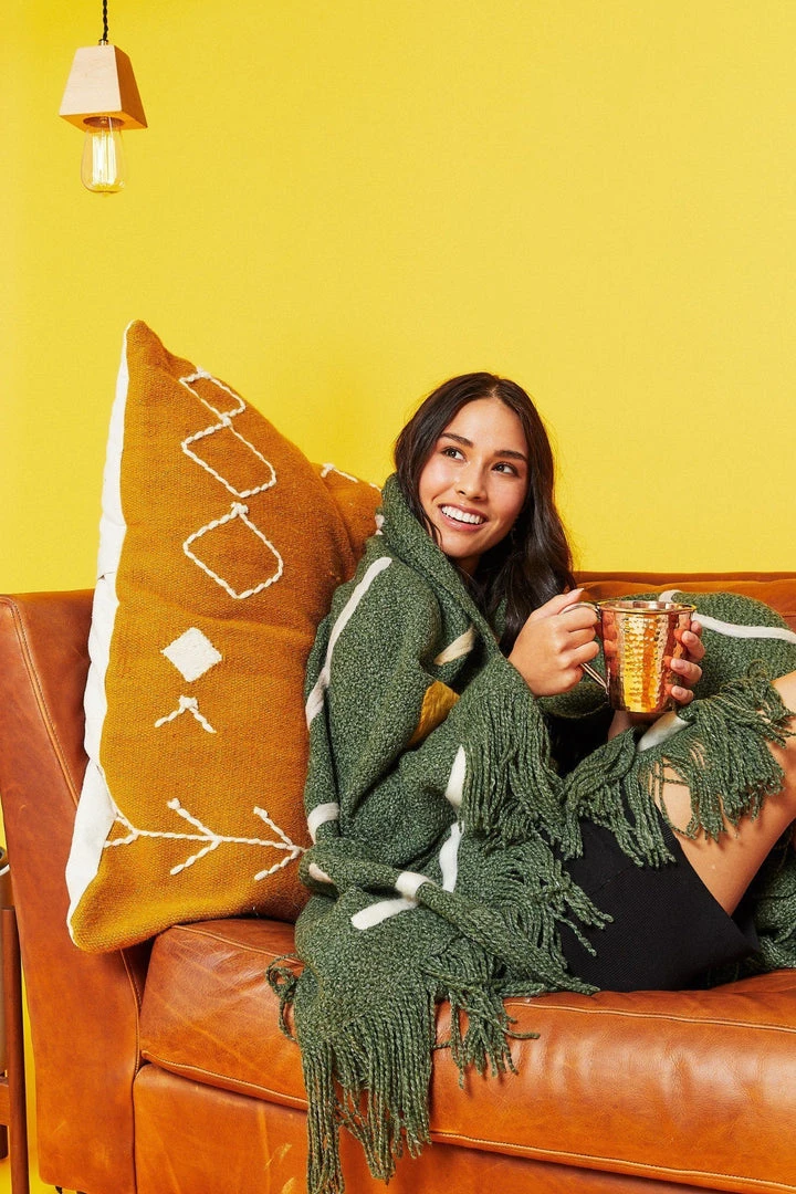 Kiliim Home Goods Scattered Stitch Wool Floor Pillow Cover 5 Kiliim Home Goods Scattered Stitch Wool Floor Pillow Cover