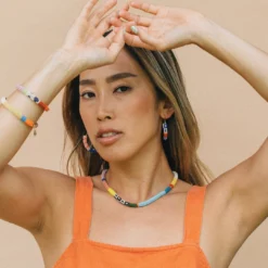 Kisiwa Jewelry Cuerda One Of A Kind Beaded Choker