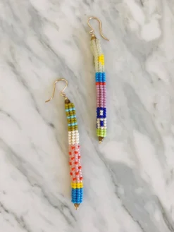 Kisiwa Cuerda One Of A Kind Drop Earrings