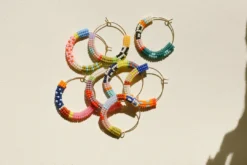 Kisiwa Cuerda One Of A Kind Hoop Earrings Jewelry