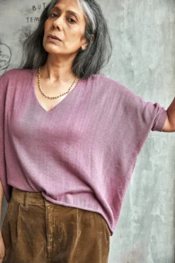 No Nasties Knit Wide Top Clothing