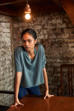 No Nasties Knit Wide Top Clothing