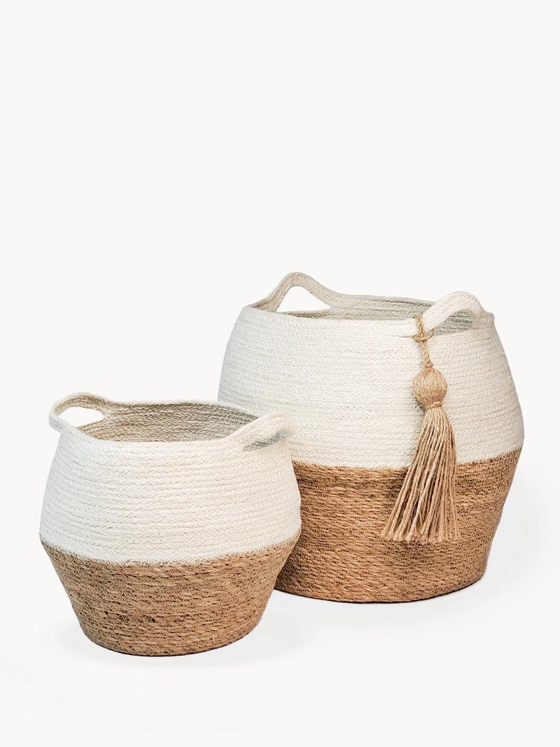 Korissa Home Goods Agora Jar Basket Set 5 Korissa Home Goods Agora Jar Basket Set