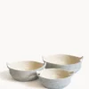 Korissa Amari Fruit Bowl Set - Blue Home Goods 1 Korissa Amari Fruit Bowl Set - Blue Home Goods