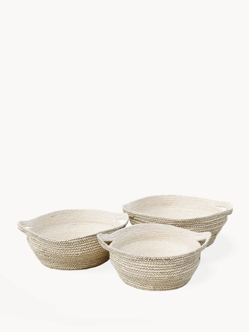 Korissa Amari Fruit Bowl Set - Brown 3 Korissa Amari Fruit Bowl Set - Brown