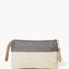 Korissa Accessories Block A Clutch - Gray 2 Korissa Accessories Block A Clutch - Gray