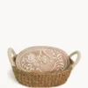 Korissa Best Sellers Bread Warmer + Basket - Bird Oval