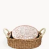 Korissa Bread Warmer + Basket - Owl Oval