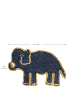 Korissa Home Goods Elephant Doormat