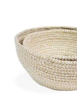 Korissa Glitter Bowl Set - White Home Goods 13 Korissa Glitter Bowl Set - White Home Goods