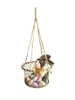 Korissa Home Goods Jhuri Single Hanging Basket 9 Korissa Home Goods Jhuri Single Hanging Basket