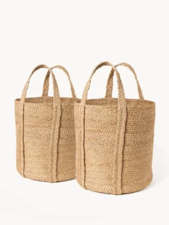Korissa Kata Basket With Handles Set - Natural Home Goods