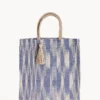 Korissa Accessories Nadi Jute Tote Bag - Blue