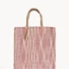 Korissa Accessories Nadi Jute Tote Bag - Red