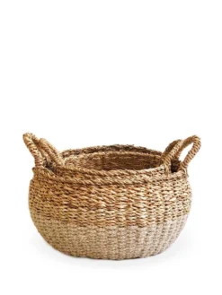 Korissa Ula Floor Basket Set - Natural