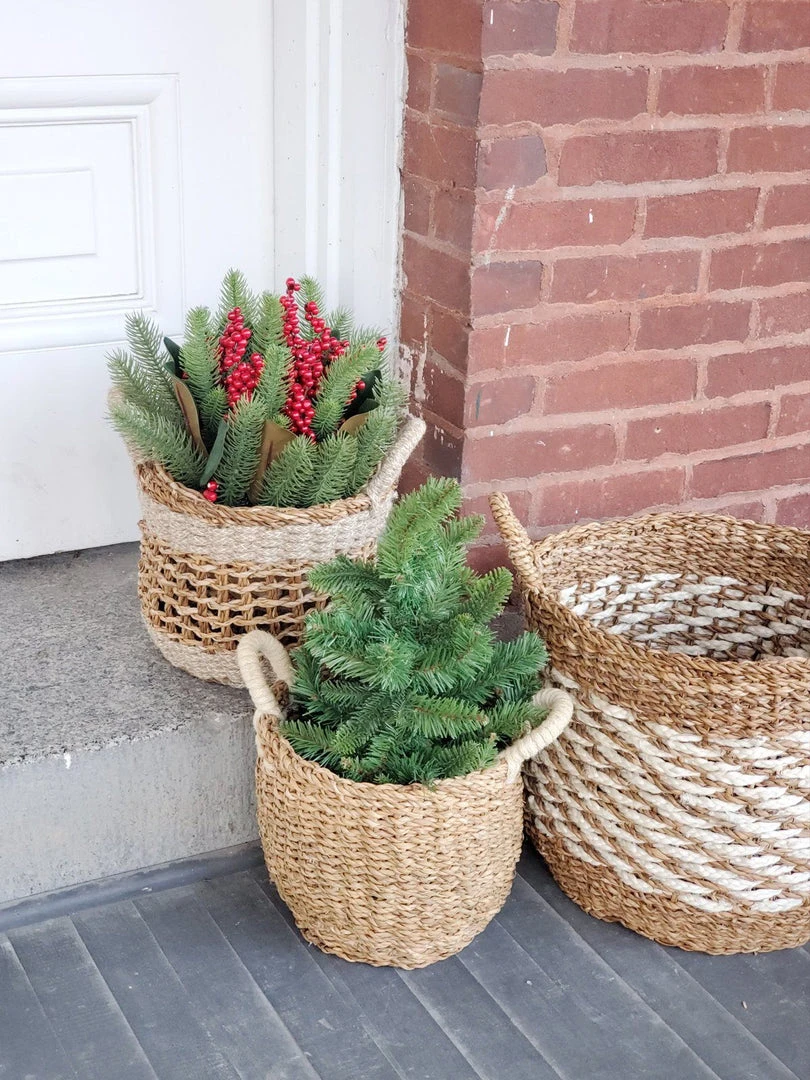 Korissa Home Goods Ula Mesh Basket Set 5 Korissa Home Goods Ula Mesh Basket Set