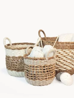 Korissa Home Goods Ula Mesh Basket Set 14 Korissa Home Goods Ula Mesh Basket Set