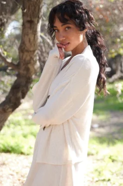 LA Relaxed New Arrivals Bloom Tencel Hachi Cardigan