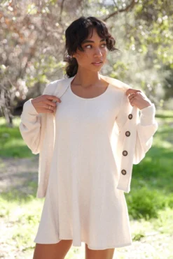 LA Relaxed New Arrivals Tencel Hachi Swing Dress