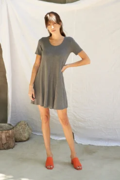 LA Relaxed New Arrivals Tencel Hachi Swing Dress