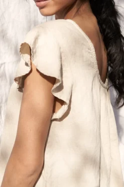 LA Relaxed Magnolia Linen Slip Dress