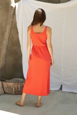 LA Relaxed New Arrivals Jacquard Pointelle Sundress