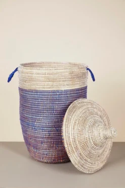 Mbare Large Two-Tone Basket
