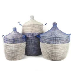 Mbare Large Two-Tone Basket 23 Mbare Large Two-Tone Basket