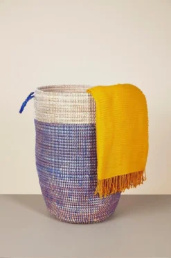 Mbare Large Two-Tone Basket 17 Mbare Large Two-Tone Basket