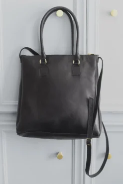 Purse & Clutch Larger Crossbody Handbag - Black 8 Purse & Clutch Larger Crossbody Handbag - Black