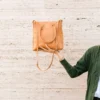 Purse & Clutch Larger Crossbody Handbag - Caramel Accessories