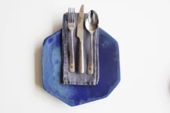 Lauren HB Studio Formation Porcelain Plate - Azul