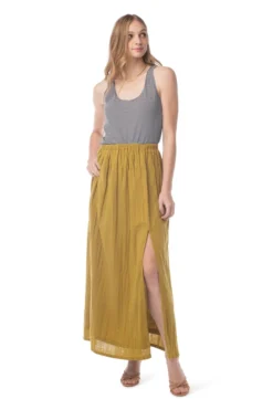 Synergy Organic Clothing Laylin Skirt - Ecru Olive