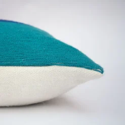 Leah Singh Home Goods Blah Blah Square Wool Throw Pillow Cover 15 Leah Singh Home Goods Blah Blah Square Wool Throw Pillow Cover