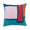 Leah Singh Home Goods Blah Blah Square Wool Throw Pillow Cover 2 Leah Singh Home Goods Blah Blah Square Wool Throw Pillow Cover