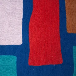 Leah Singh Home Goods Blah Blah Square Wool Throw Pillow Cover 14 Leah Singh Home Goods Blah Blah Square Wool Throw Pillow Cover