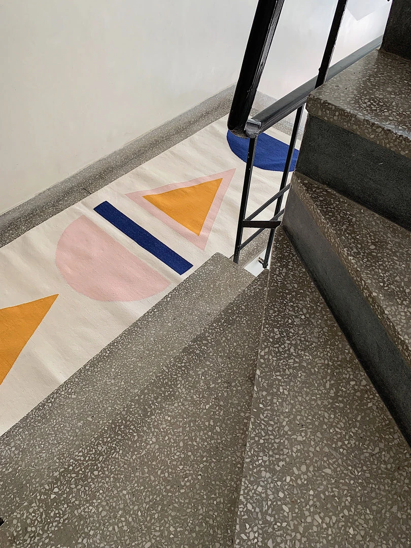 Leah Singh Dana Runner Rug - Navy 4 Leah Singh Dana Runner Rug - Navy