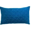 Leah Singh Eva Wool Lumbar Pillow Cover - Indigo + Aqua Home Goods 2 Leah Singh Eva Wool Lumbar Pillow Cover - Indigo + Aqua Home Goods