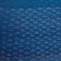 Leah Singh Eva Throw Pillow Cover - Indigo + Peach