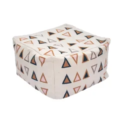 Leah Singh Gramercy Multi Pouf Home Goods