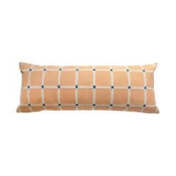 Leah Singh Grid Large Lumbar Pillow Cover