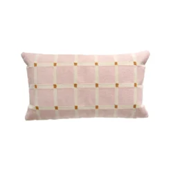 Leah Singh Grid Reversible Lumbar Pillow Cover