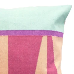 Leah Singh Handcrafted Jordan Throw Pillow Cover - Blush