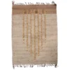 Leah Singh Lola Jute Rug - Gold Lines