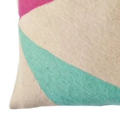 Leah Singh Lucent Wool Throw Pillow Cover - Shadow