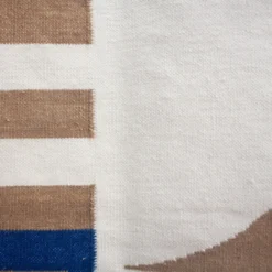 Leah Singh Luna Mod Wool Rug - Blue Home Goods