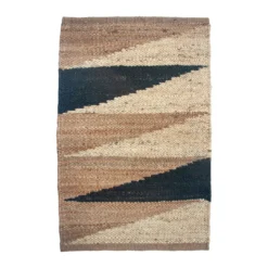 Leah Singh Margeaux Landscape Jute Rug - Black